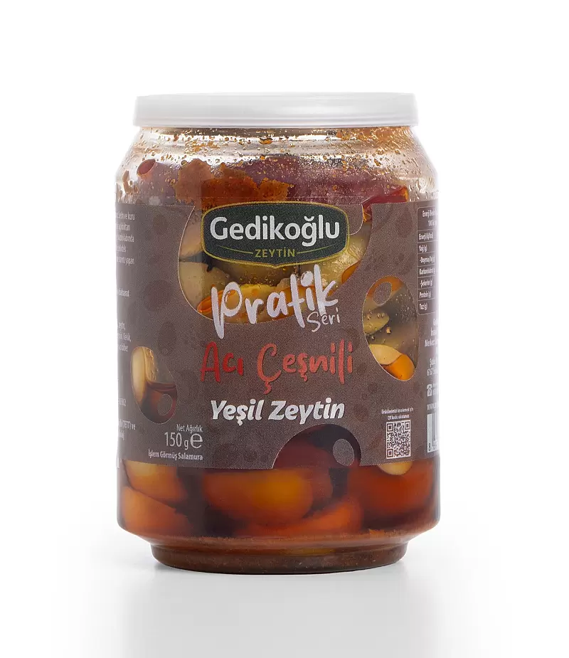Acı Çeşnili Yeşil Zeytin