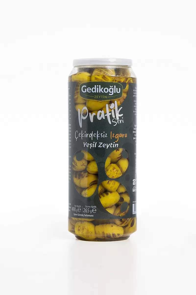 Çekirdeksiz Izgara Yeşil Zeytin
