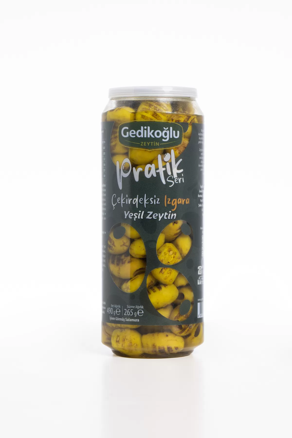 Çekirdeksiz Izgara Yeşil Zeytin