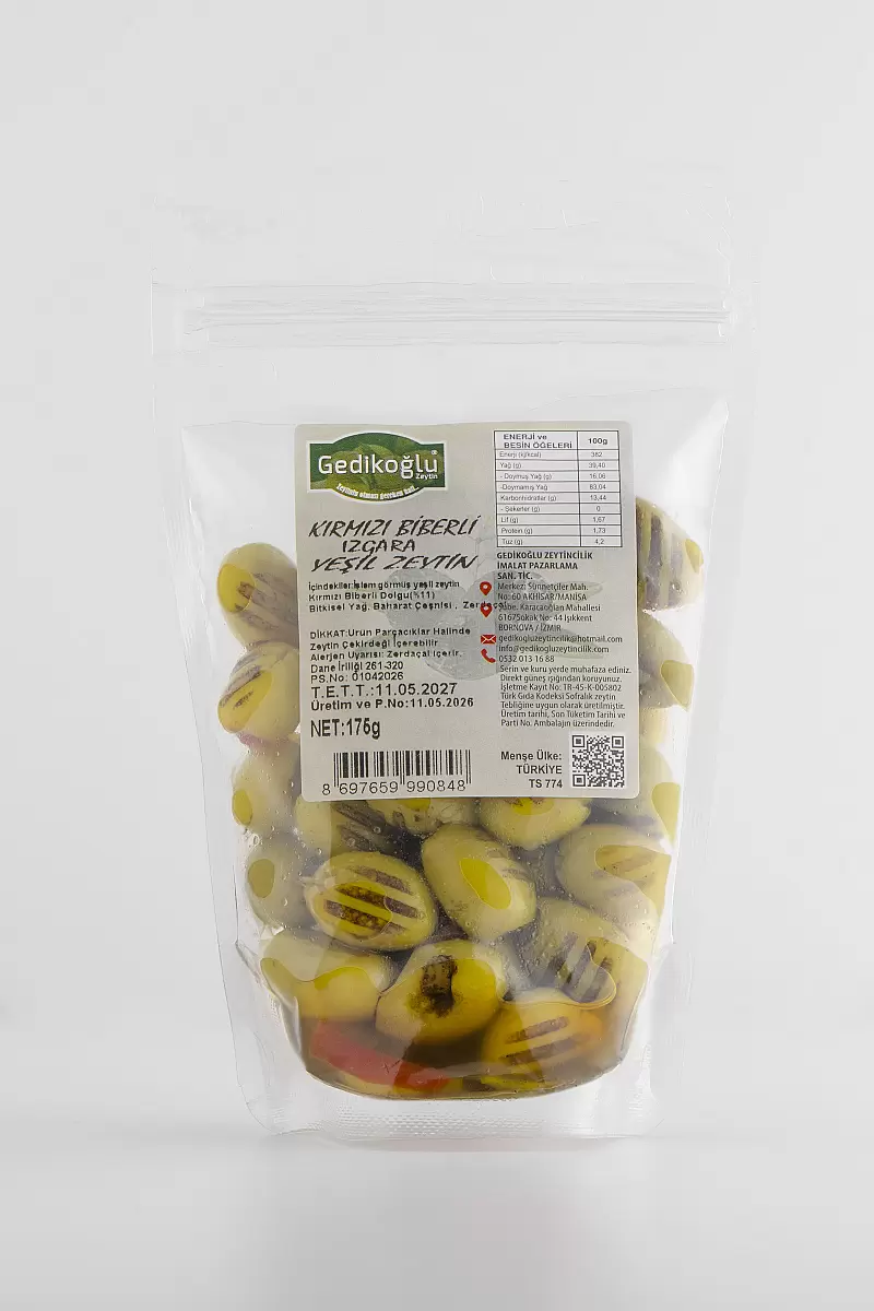 175g Izgara yeşil zeytin